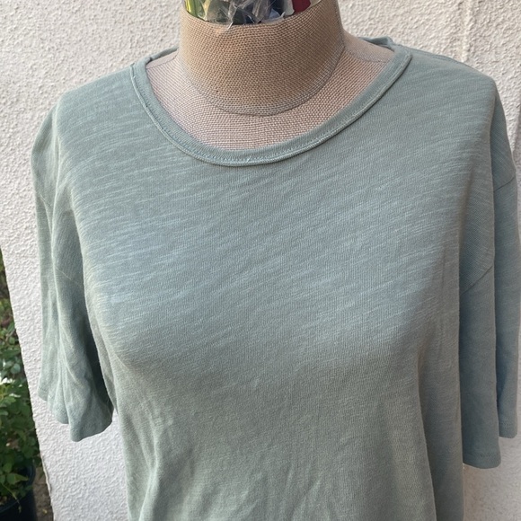 rag & bone Light Green Short Sleeve Tee - Picture 2 of 10